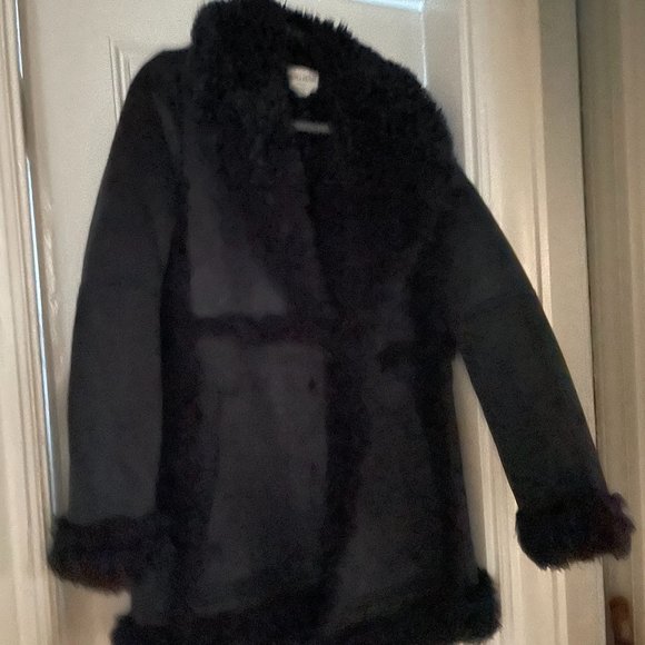 Zadig & Voltaire Blue Suede Winter Coat - Size Small (Brand New with Tags)